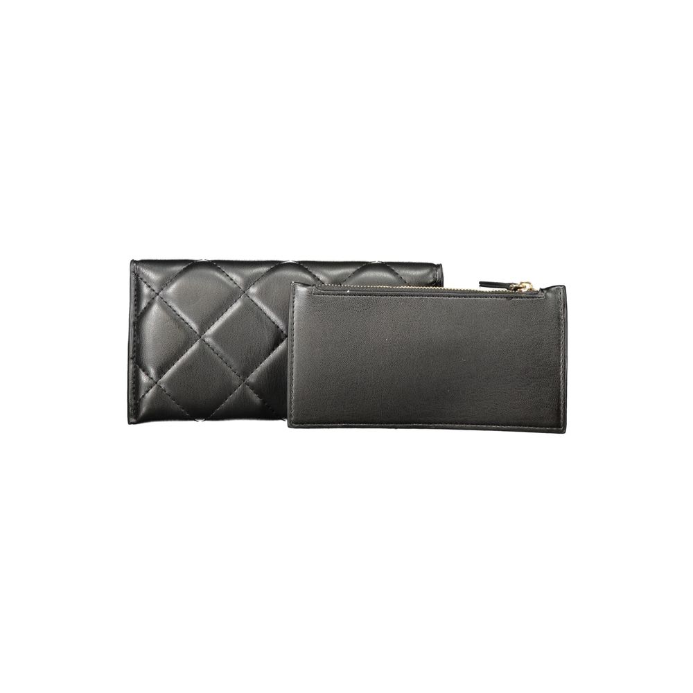 Black Polyethylene Women Wallet