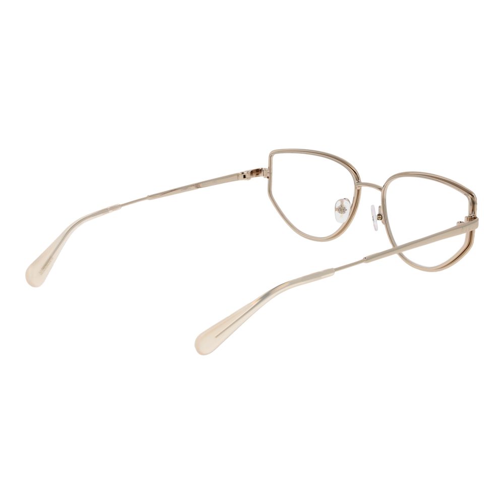 Gold Women Glasses Frame