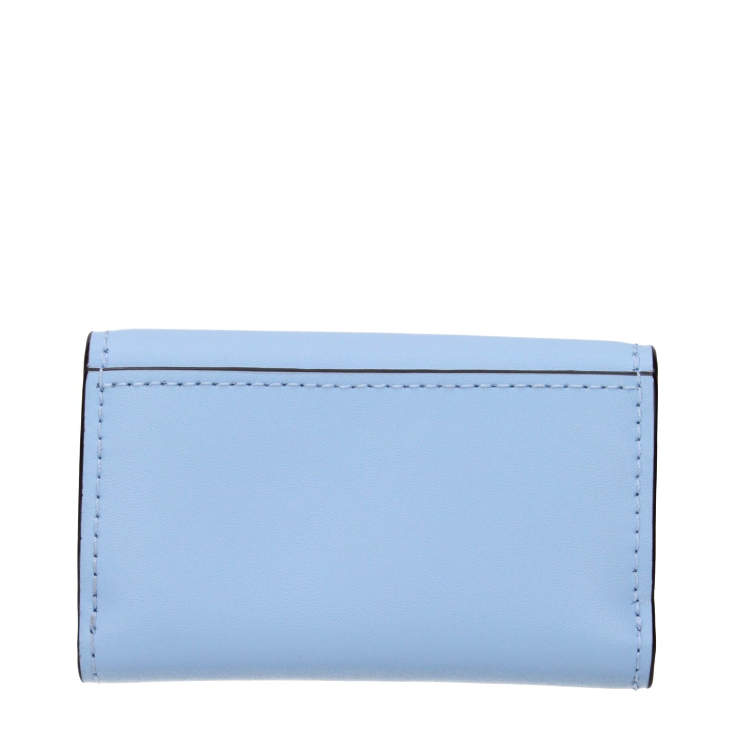 Light Blue Leather Wallets