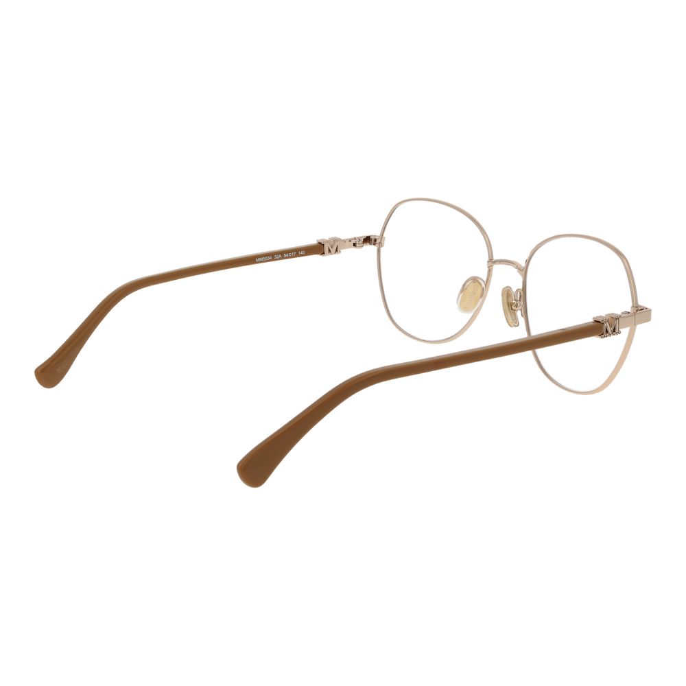 Gold Women Glasses Frame