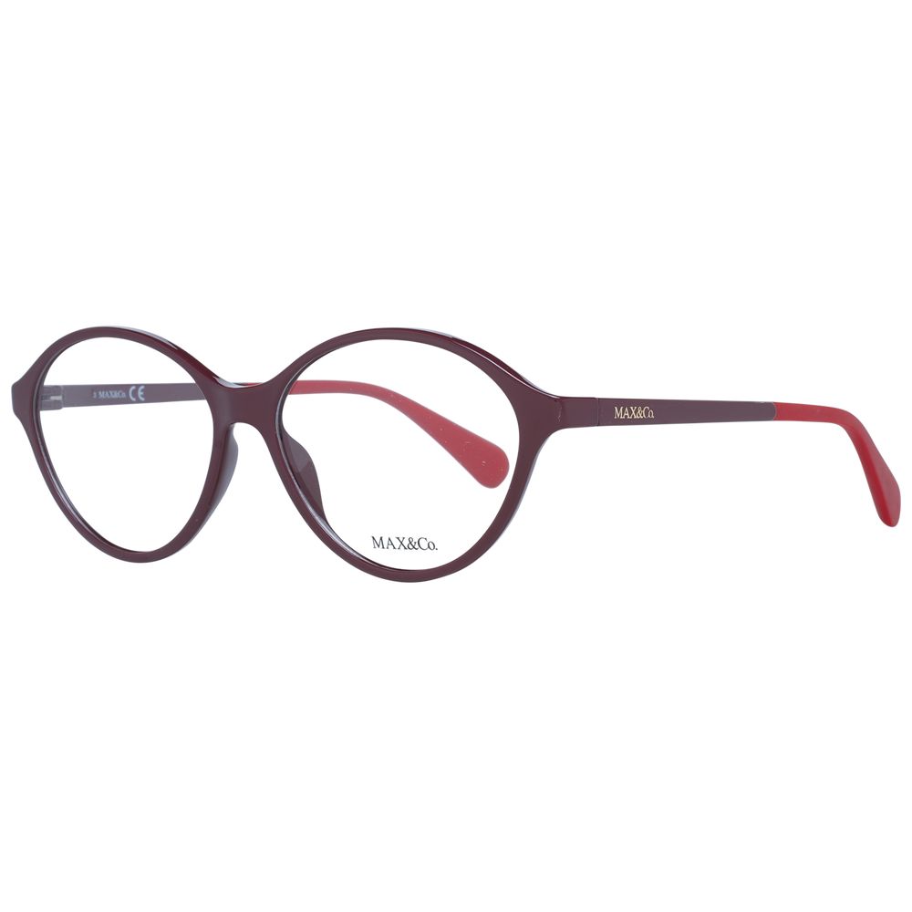 Burgundy Women Glasses Frame