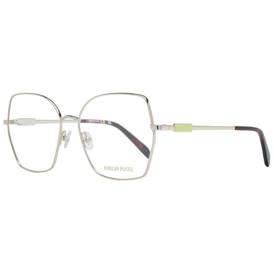 Gold Women Glasses Frame