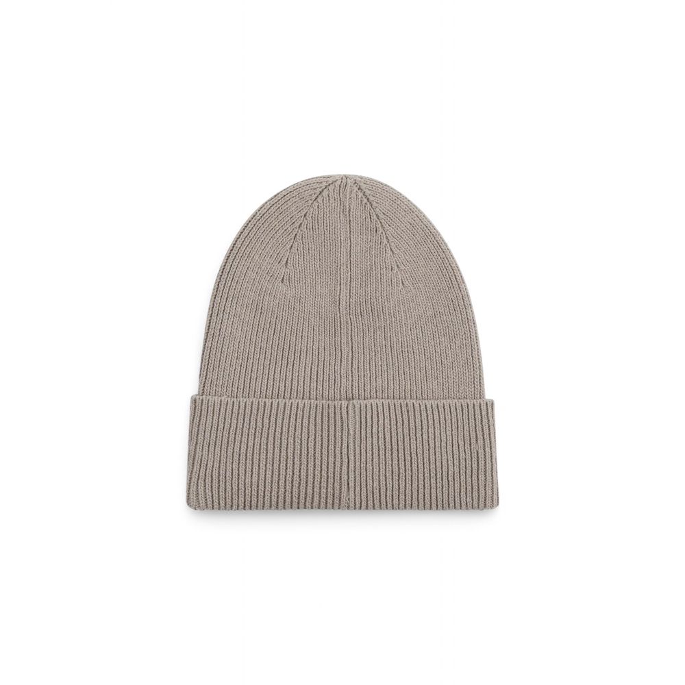 Beige Organic Cotton Caps Baseball Hat