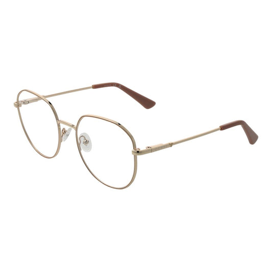 Gold Women Glasses Frame