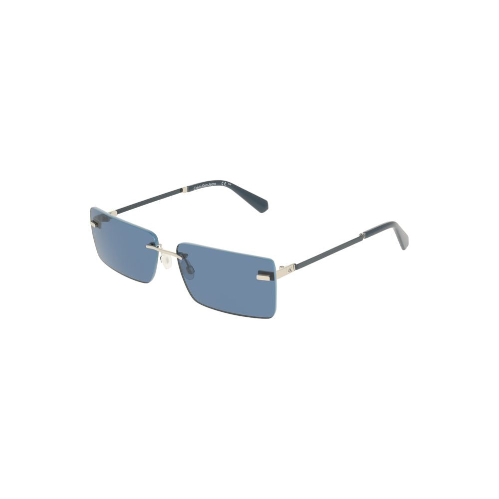 Blue Metal Women Sunglass