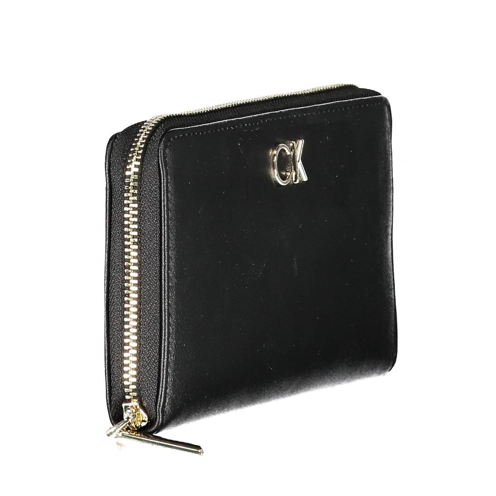 Black Polyethylene Women Wallet