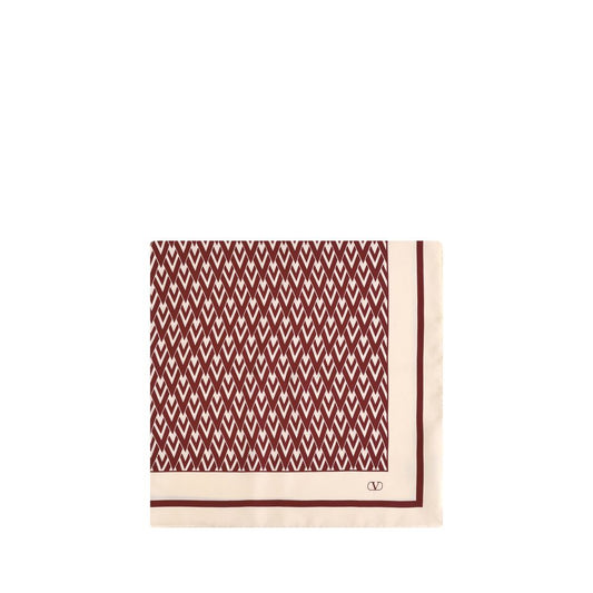 Toute la V silk Scarf