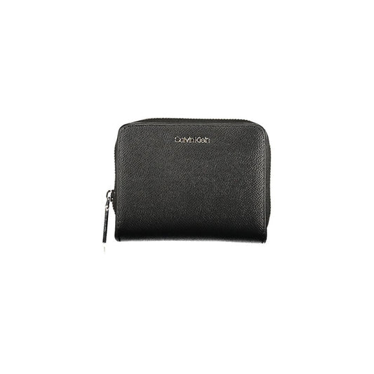 Black Polyethylene Women Wallet