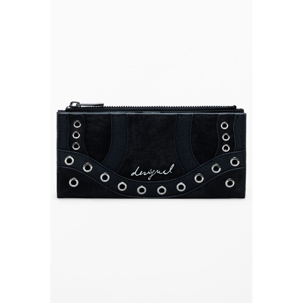 Black Polyethylene Women Wallet