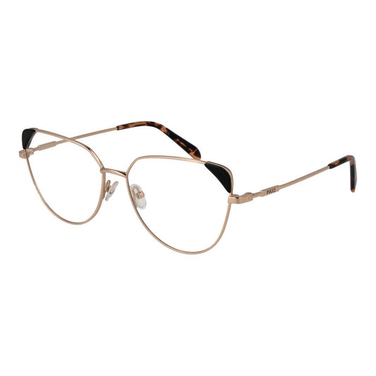 Gold Women Glasses Frame