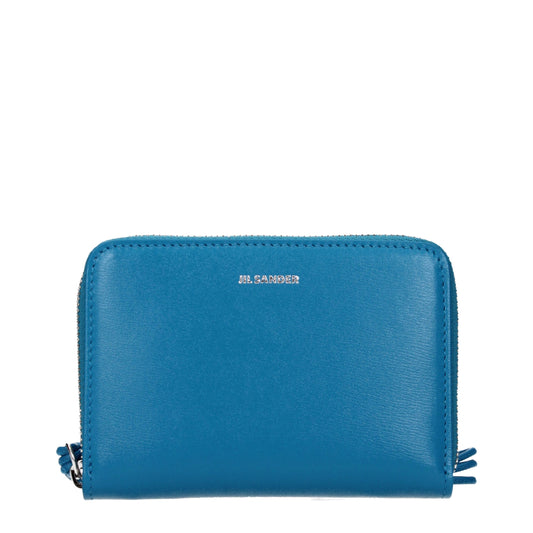 Blue Leather Wallets