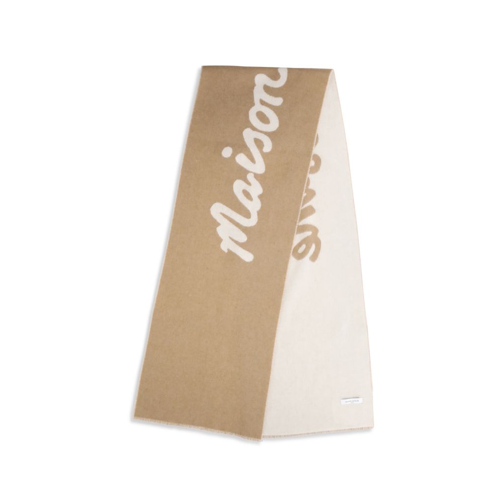 MAISON KITSUNE HANDWRITING SCARF