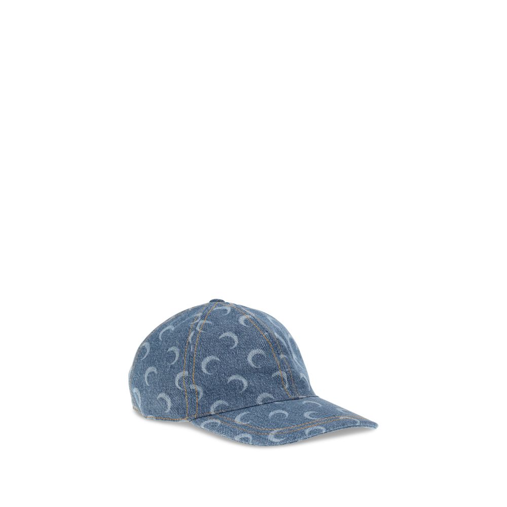 Moon Laser Denim Baseball Hat